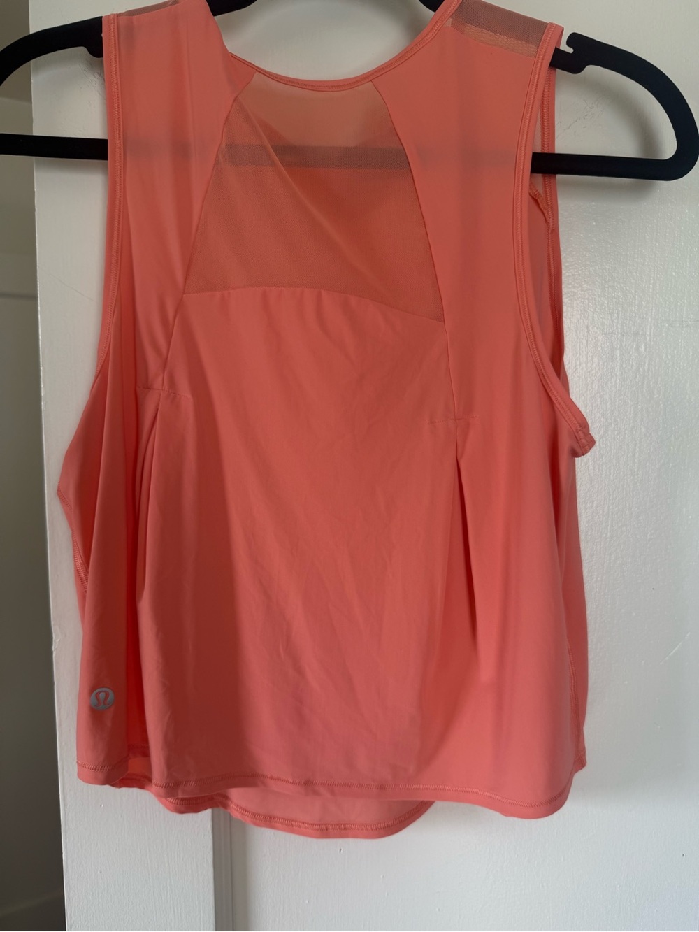 Lululemon | Sculpt Cropped Tank Top | Sunny Coral | Size 4 - Picture 3 of 3